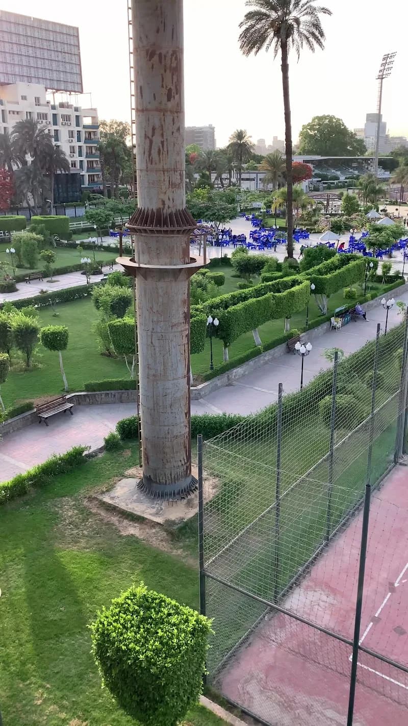 View of Gezira Sporting Club in Agouza, Cairo