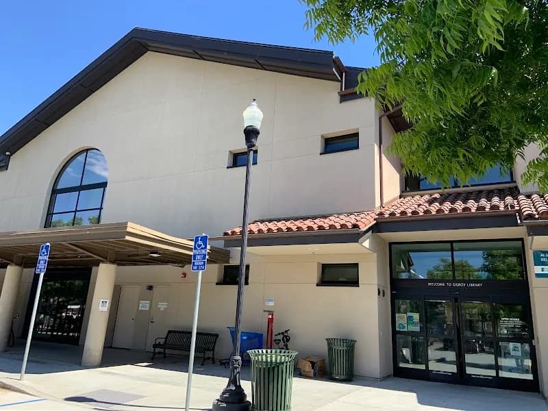 View of Gilroy Library in Gilroy, CA