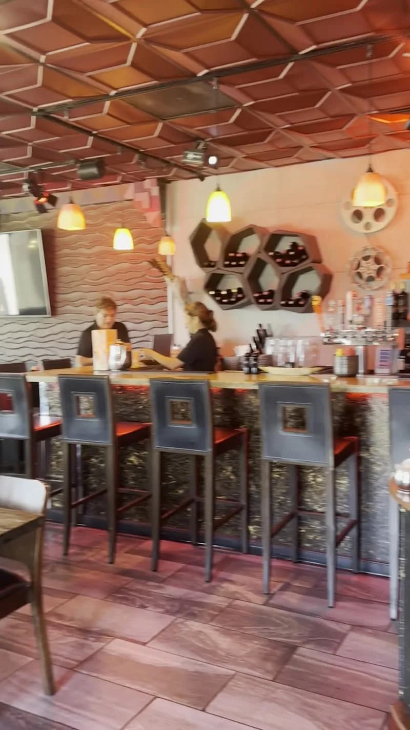 View of Godfather's Burger Lounge in San Mateo, CA