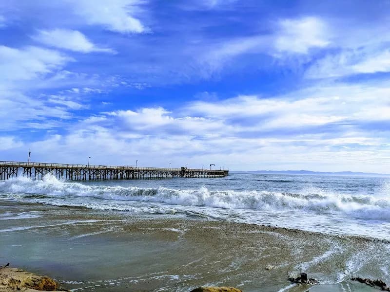 View of Goleta Beach Park in Santa Barbara, CA