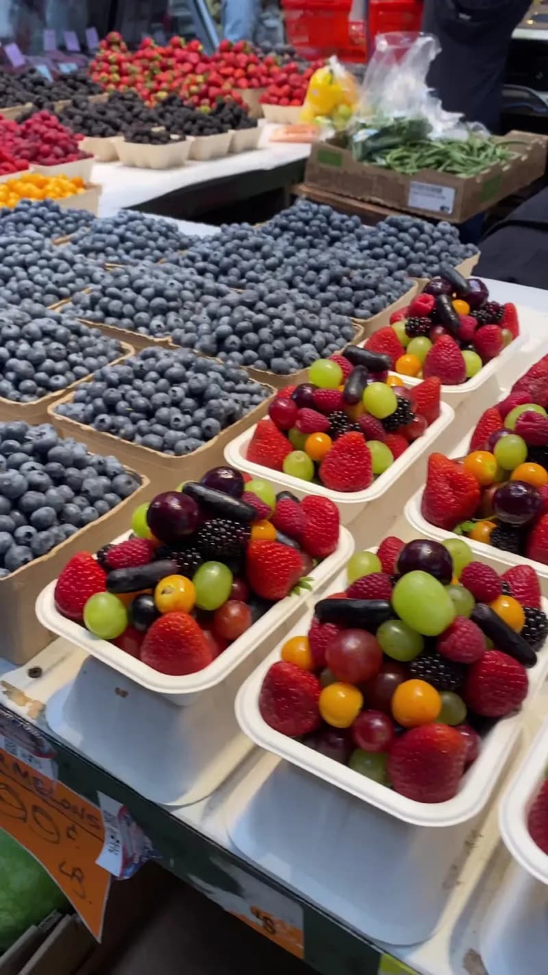 View of Granville Island Public Market in Vancouver, BC