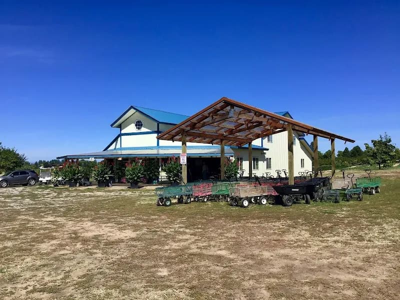 View of Green Bluff in Spokane, WA