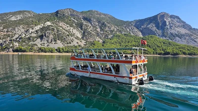 Green Canyon tourist attraction in Side, Antalya