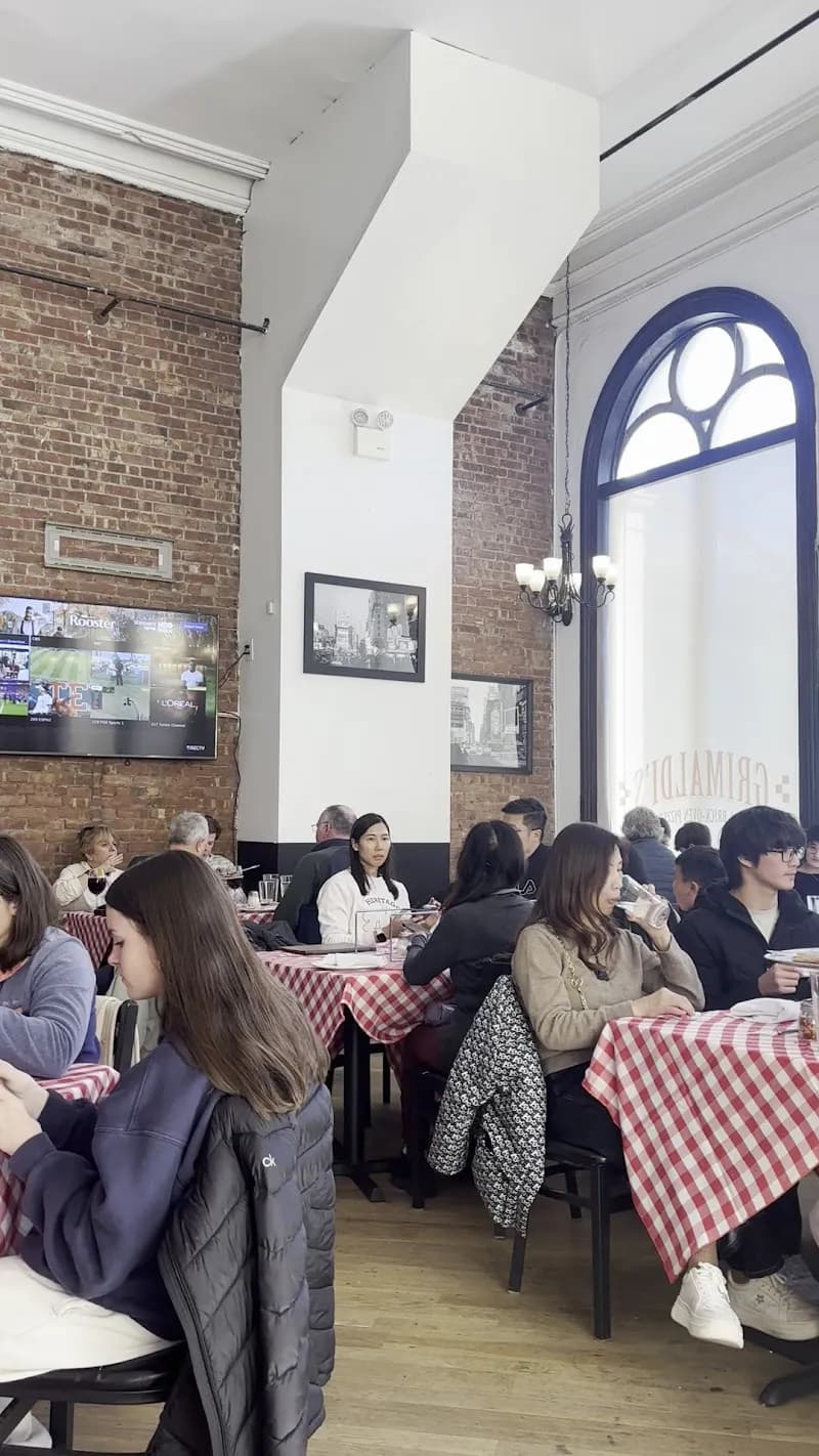 View of Grimaldi's Pizzeria in Hoboken, NJ