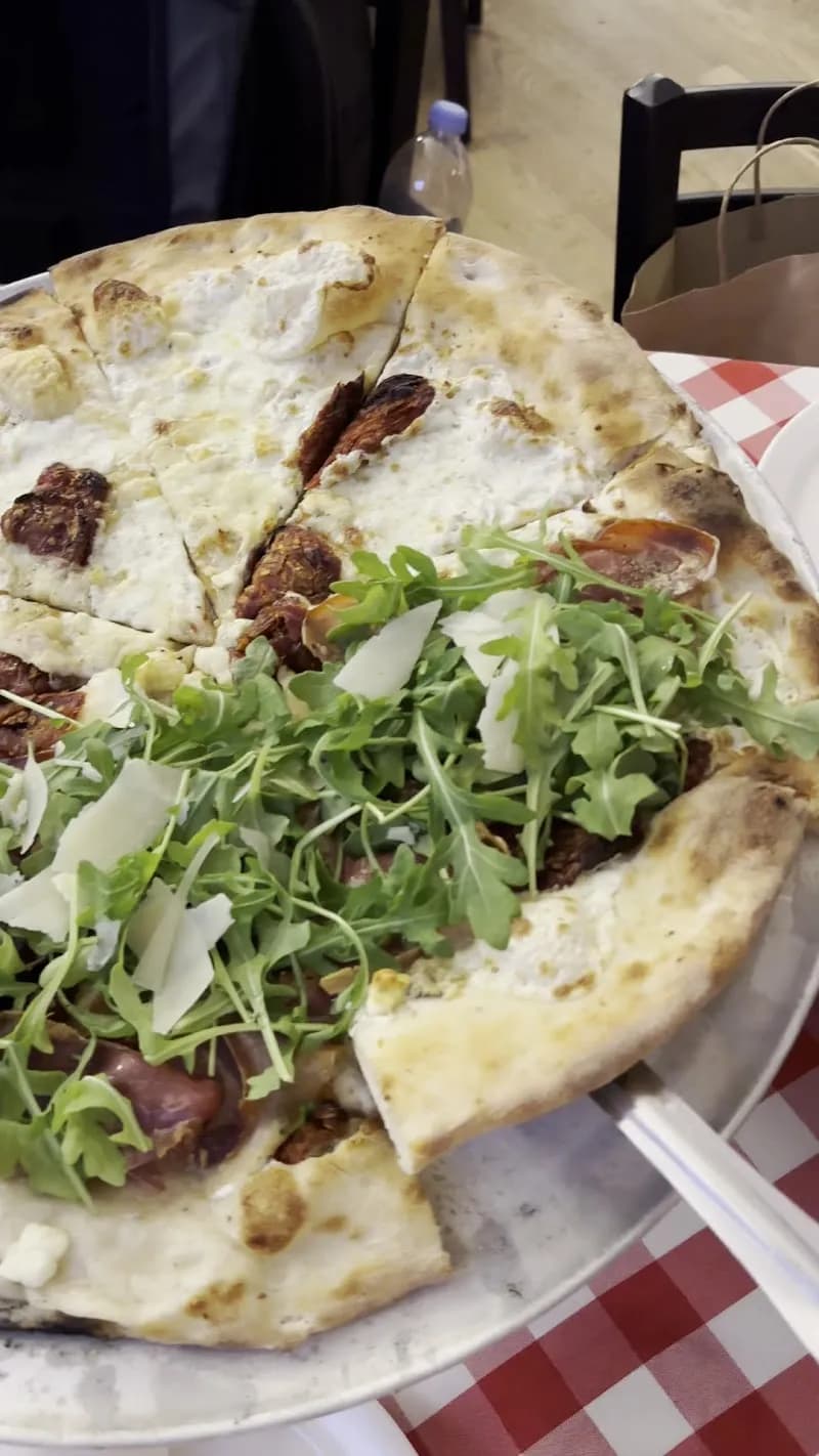 View of Grimaldi's Pizzeria in Hoboken, NJ