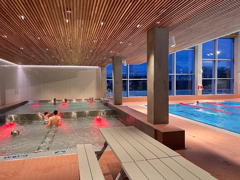 View of Grorud Swimming Pool (Grorud Bad) in Grorud, Oslo