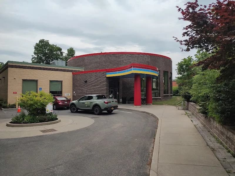 View of Hamburg Public Library in Hamburg, NY