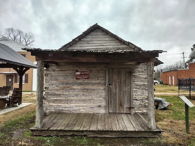 Harrell Log Cabin On Historic Depot Square , Arlington TN historical landmark in Arlington, TN