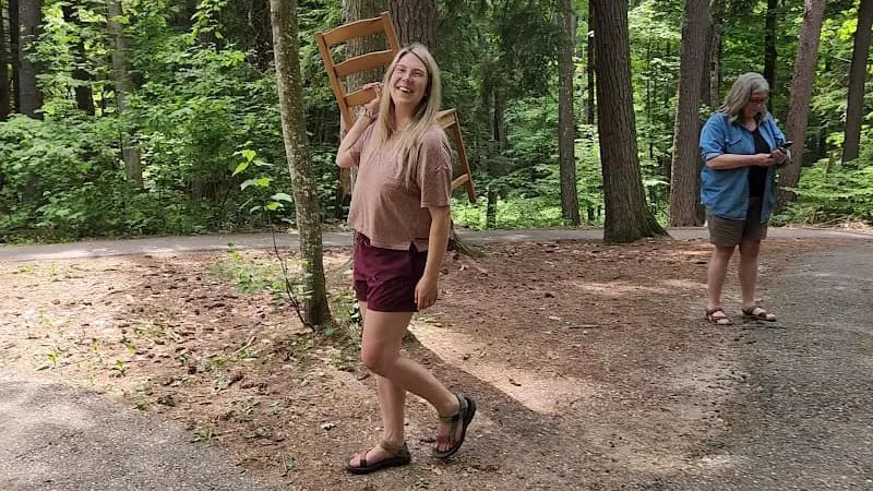 View of Hartwick Pines State Park in Grayling, MI