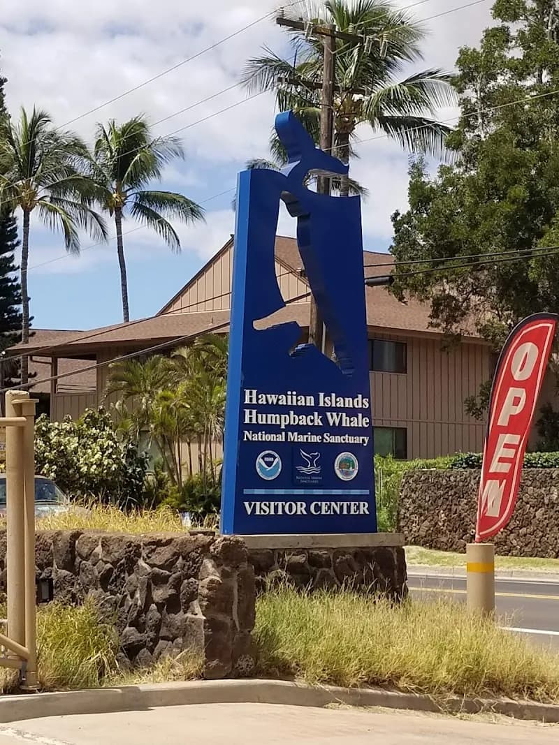 View of Hawaiian Islands Humpback Whale National Marine Sanctuary Visitor Center in Maui, HI