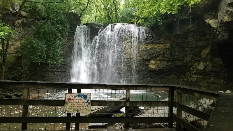 View of Hayden Falls in Columbus, OH