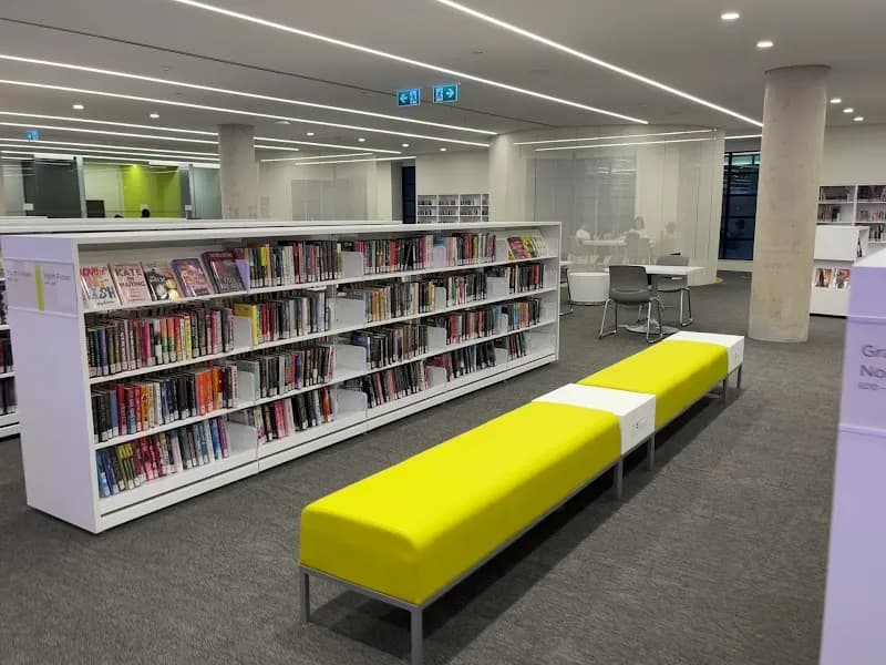 View of Hazel McCallion Central Library in Mississauga, ON