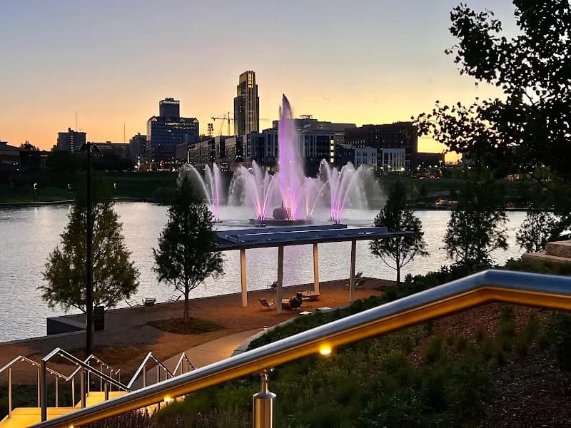 Heartland of America Park at The RiverFront park in Omaha, NE
