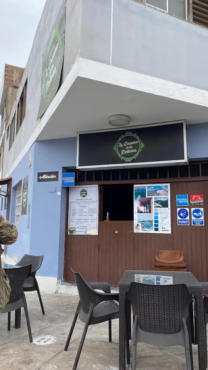 Heladería San Bartolo ice cream in San Bartolo, Lima