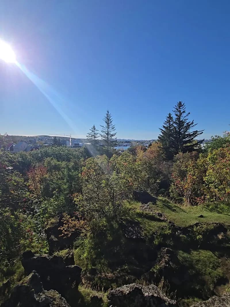 View of Hellisgerði in Hafnarfjörður, CR