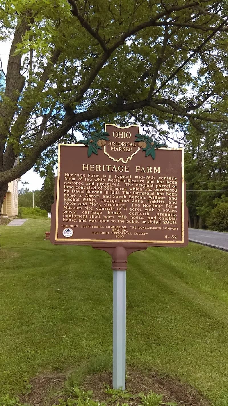 Heritage Farm Museum & Park - Brunswick Area Historical Society museum in Brunswick, OH