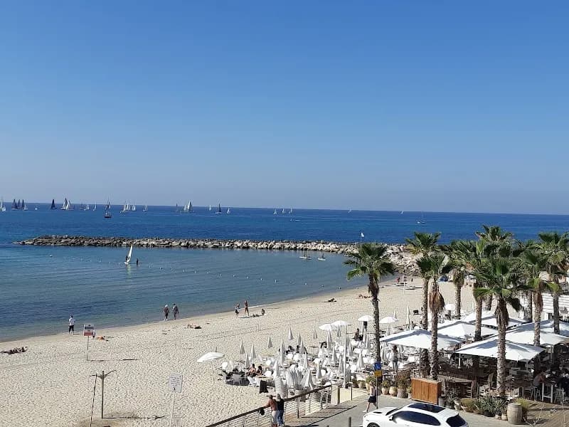 Hilton Beach beach in Tel Aviv, TA