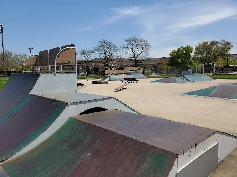 View of Hinkley Park in Park Ridge, IL