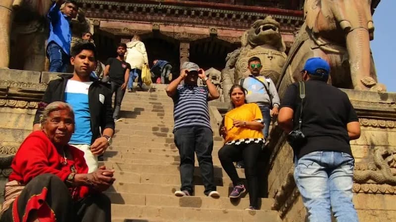 View of Hiranya Varna Mahavihar in Lalitpur (Patan), Bagmati
