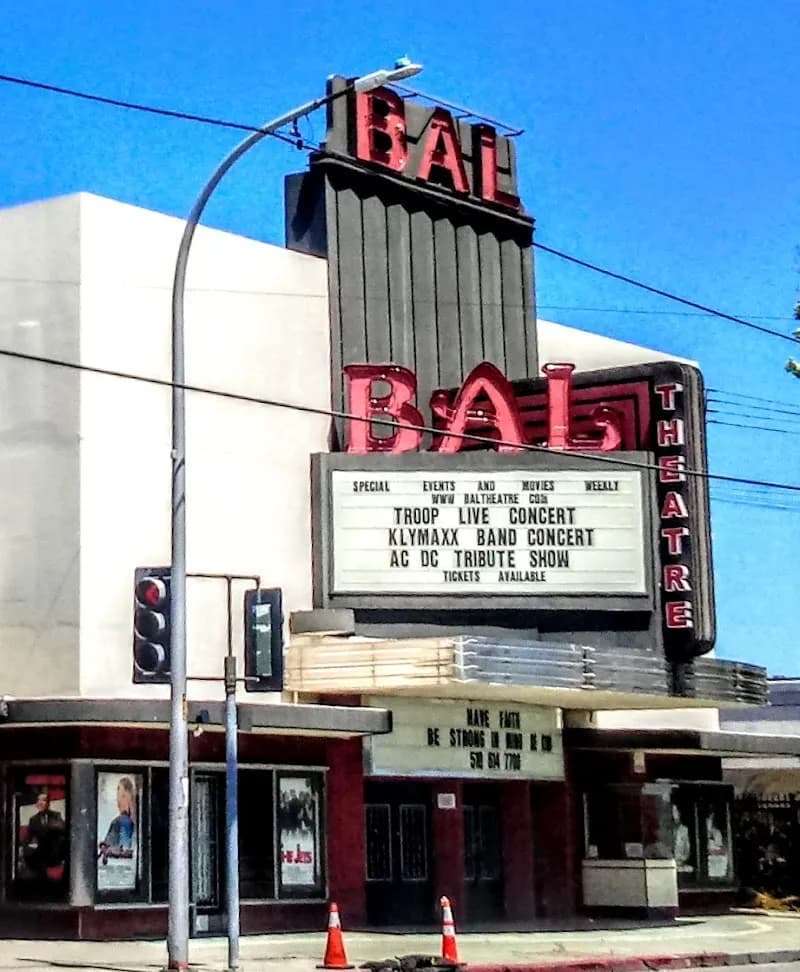 View of Historic BAL Theatre in San Leandro, CA