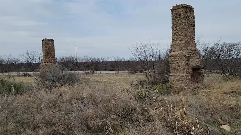View of Historic Fort Phantom Hill in Abilene, TX