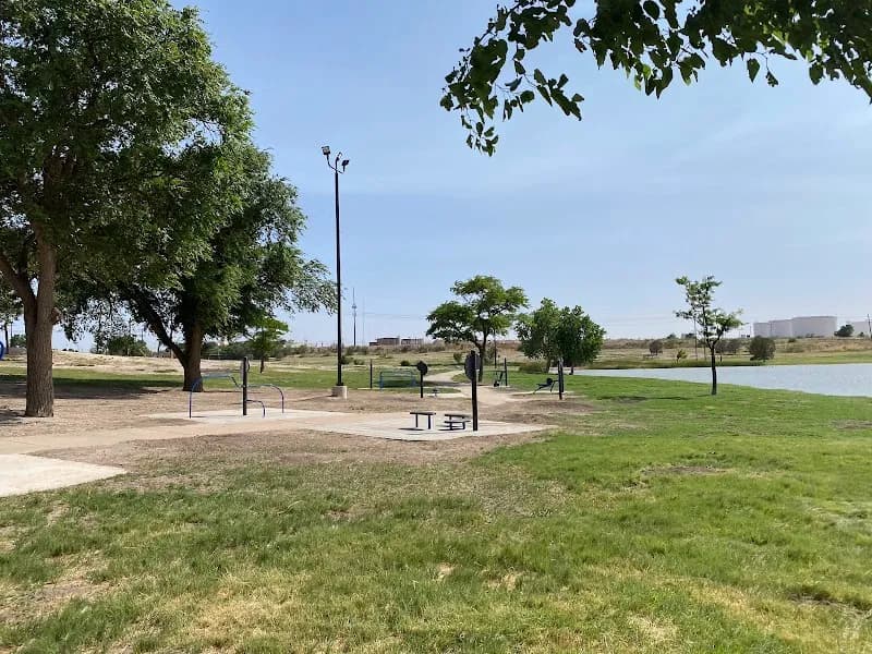 View of Hodges Park in Lubbock, TX
