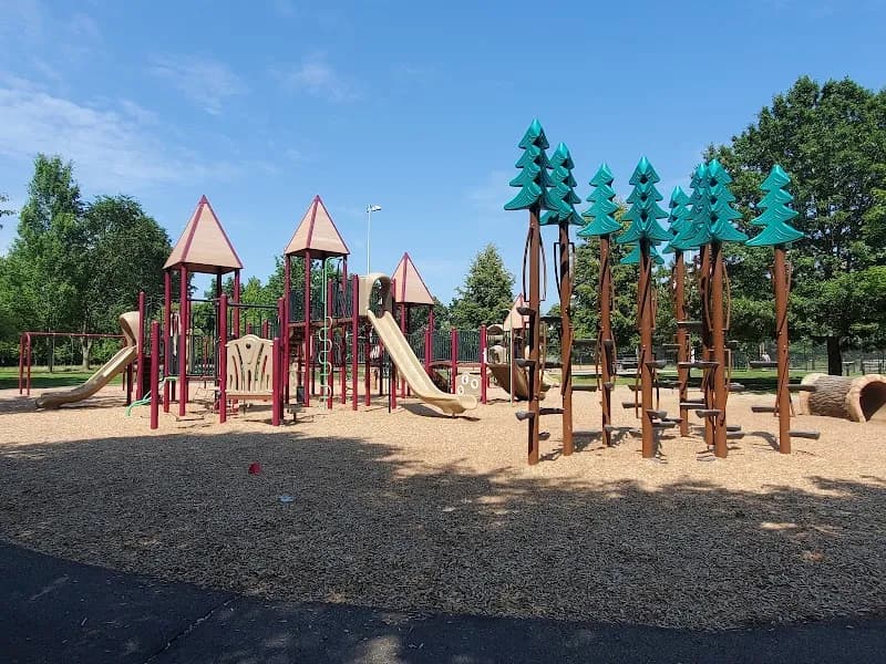 View of Hoff Woods Park in Grandview Heights, OH