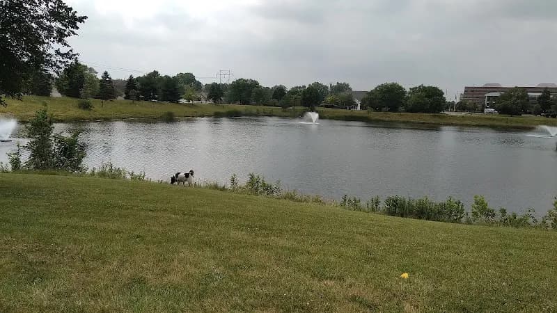 View of Hoff Woods Park in Grandview Heights, OH