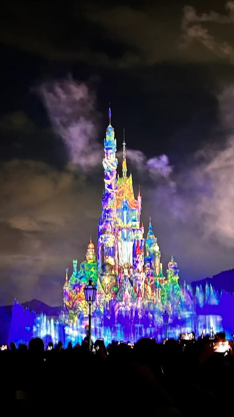 View of Hong Kong Disneyland in Hong Kong, HK