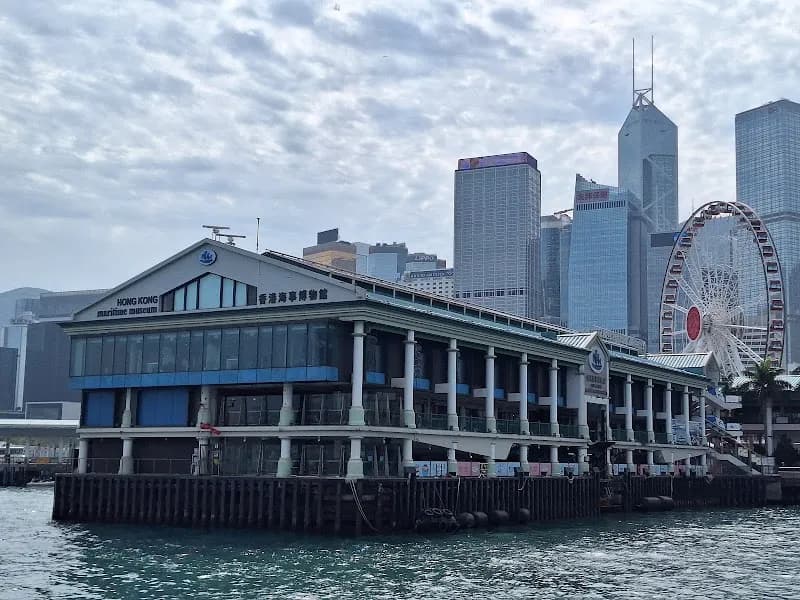 View of Hong Kong Maritime Museum in Shau Kei Wan, HK