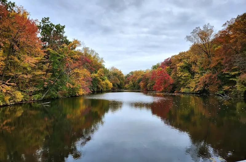 Hopkins Pond lake in Haddonfield, NJ