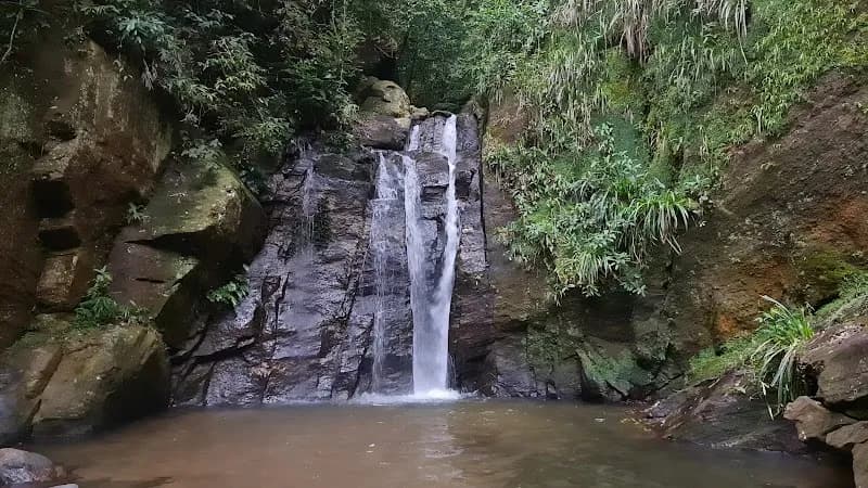 View of Horto Waterfalls in São João de Meriti, RJ