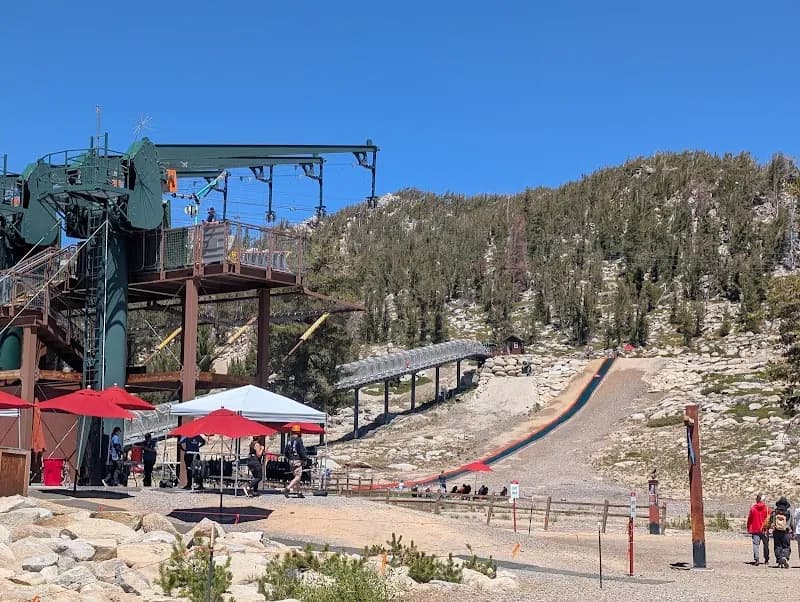 View of Hot Shot Zip Line in Lake Tahoe, CA
