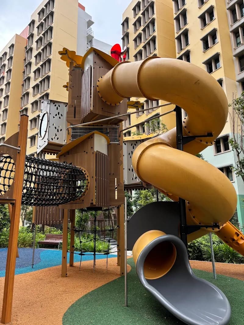 View of Hougang citrine playground in Hougang, SG