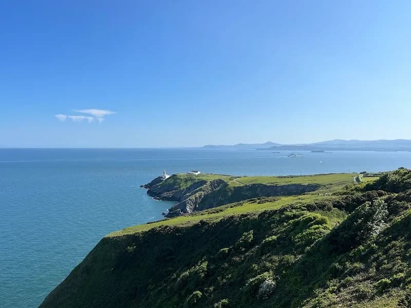 View of Howth Cliff Walk (Green Route) in Howth, D