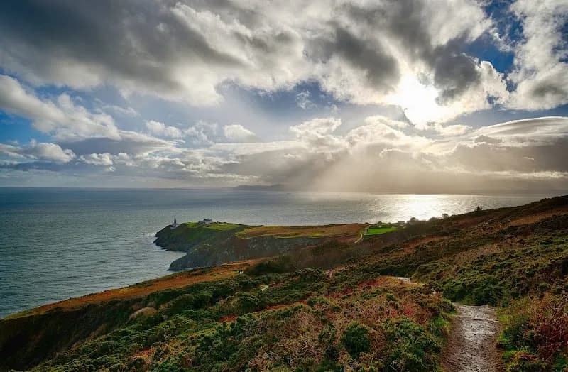 View of Howth Head Peak in Howth, D