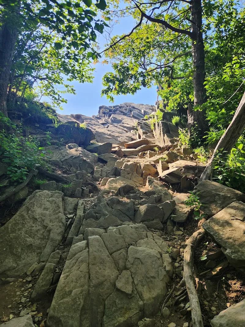 View of Humpback Rocks in Charlottesville, VA