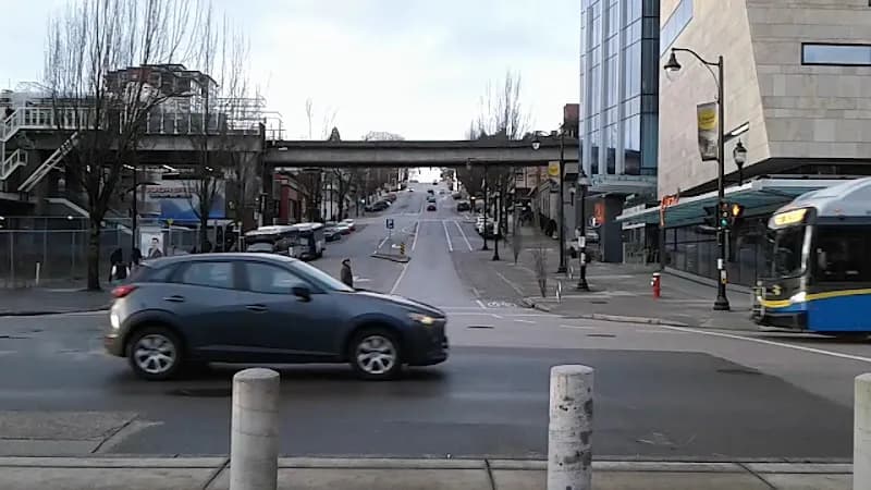 View of Hyack Square in New Westminster, BC