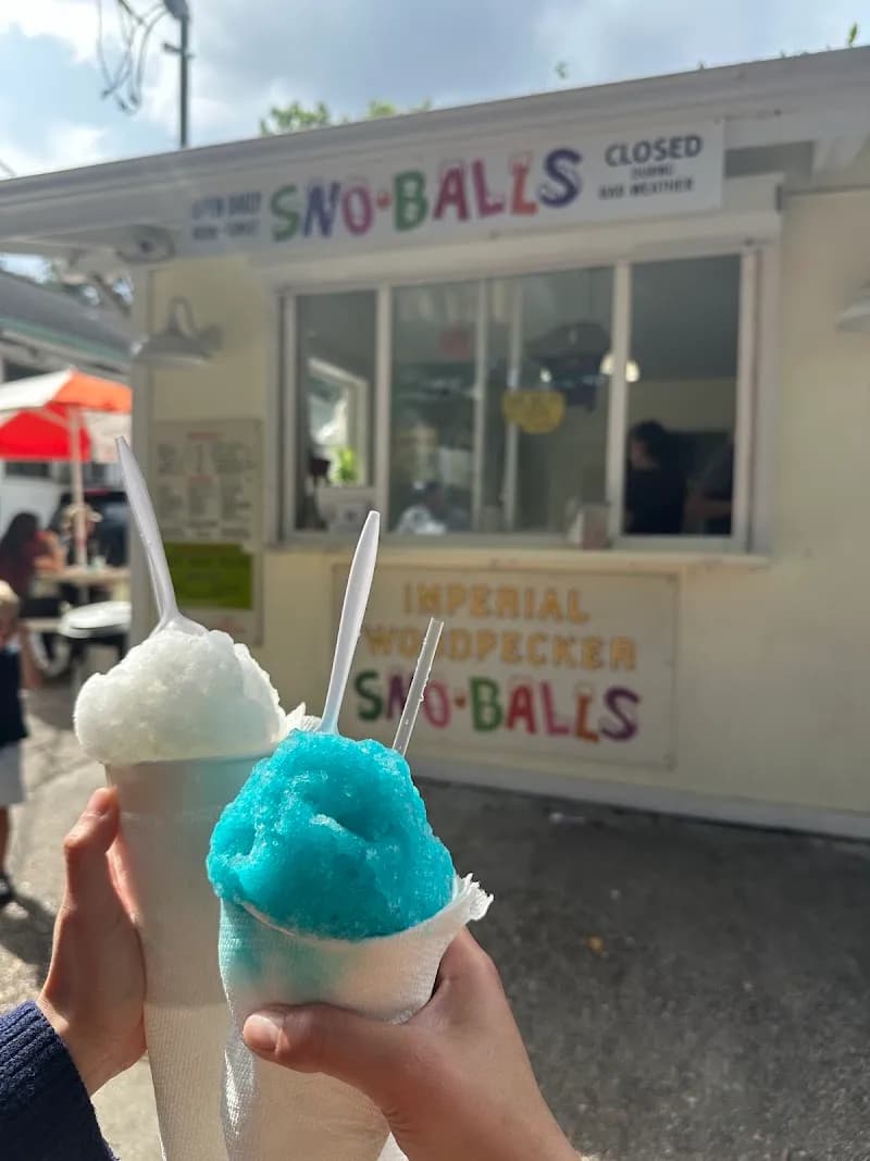 Imperial Woodpecker Snoballs Shaved Ice in Terrytown, LA