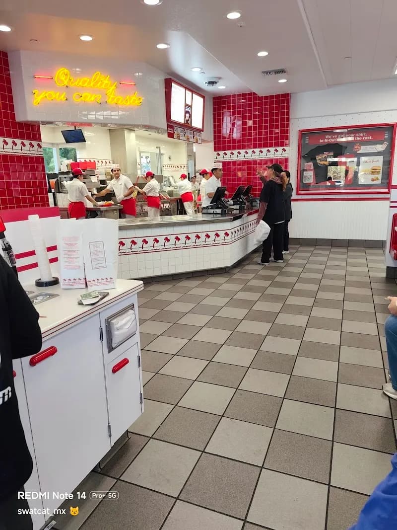 View of In-N-Out Burger in San Jose, CA