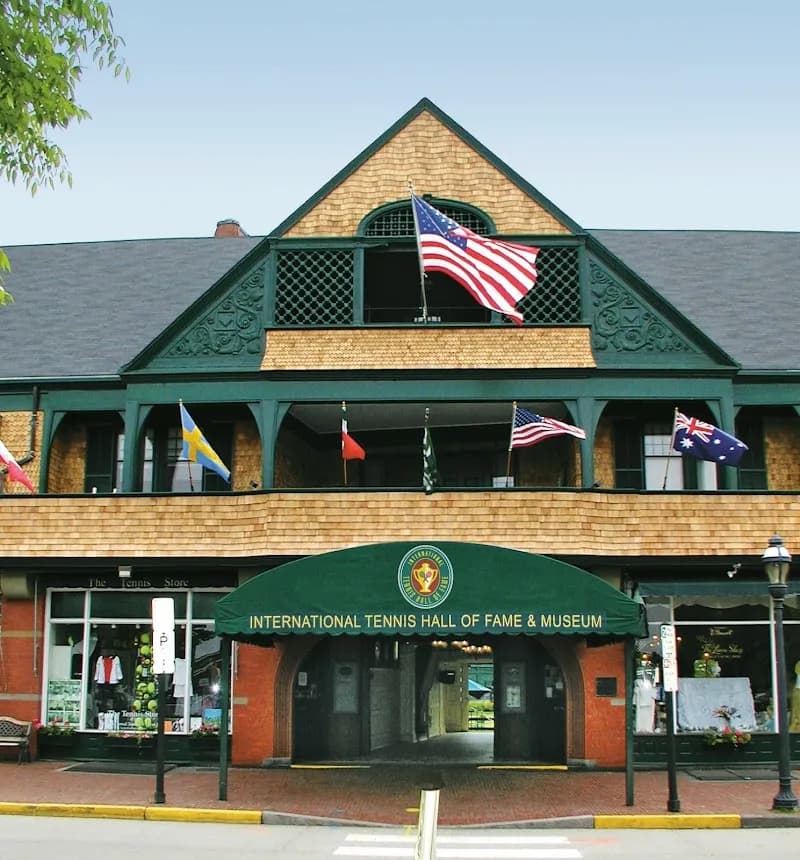 View of International Tennis Hall of Fame in Newport, RI