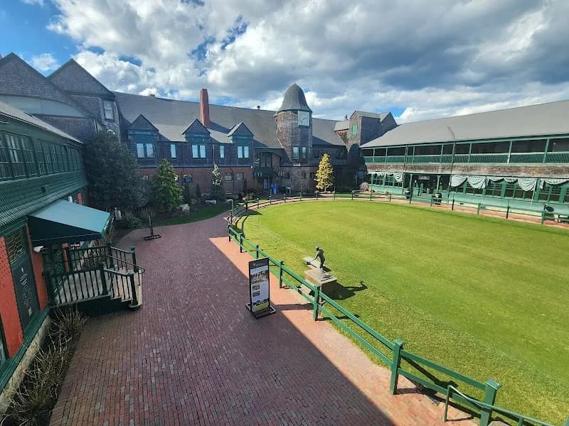 View of International Tennis Hall of Fame in Newport, RI