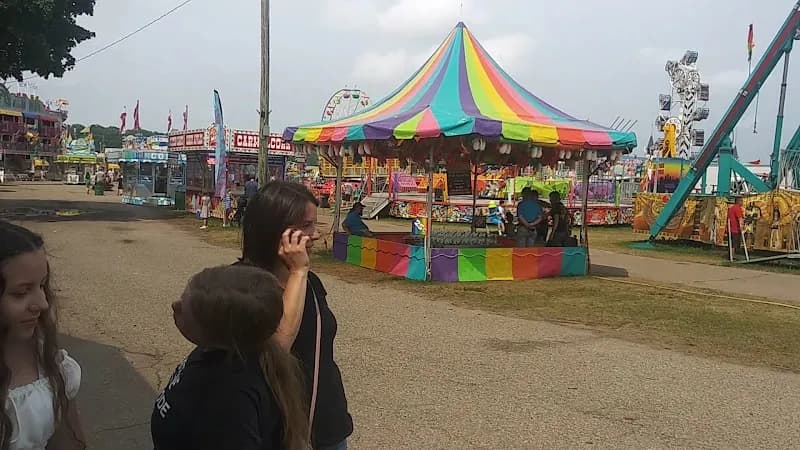 View of Ionia Free Fair and Ionia Fairgrounds in Dimondale, MI