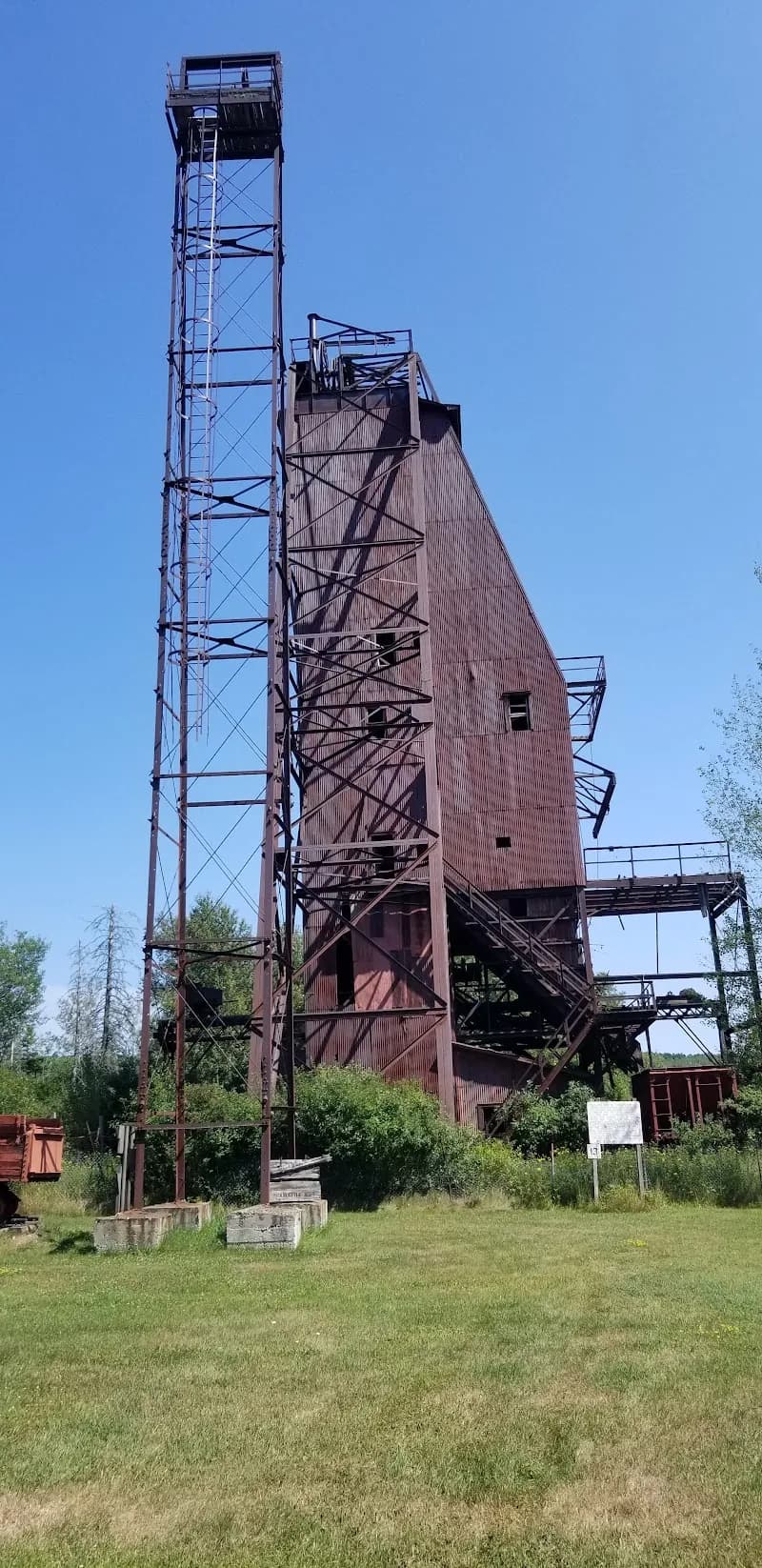 View of Iron County Historical Museum in Vulcan, MI