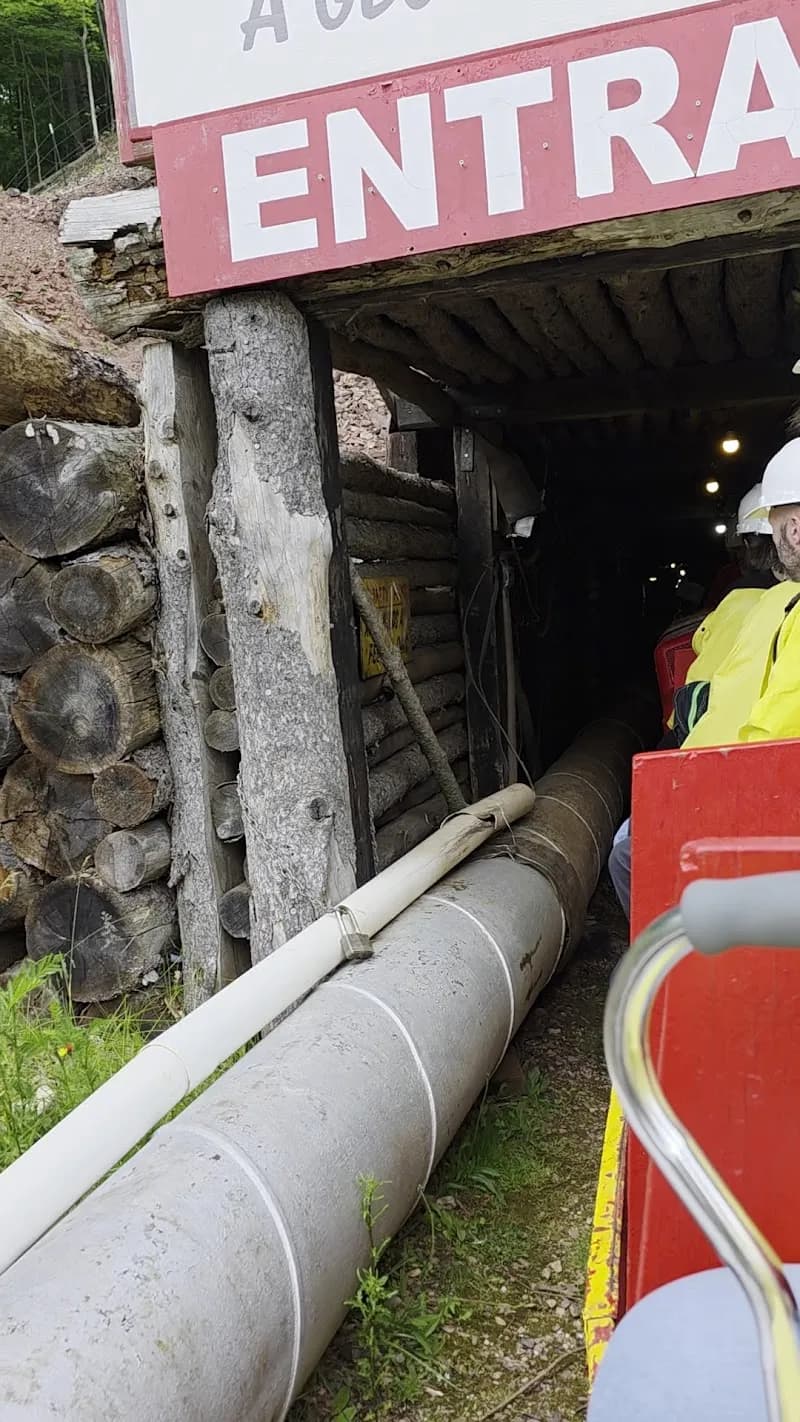 View of Iron Mountain Iron Mine in Vulcan, MI
