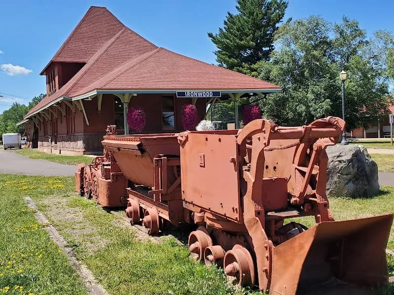 View of Ironwood Area Historical Soc in Crystal Falls, MI