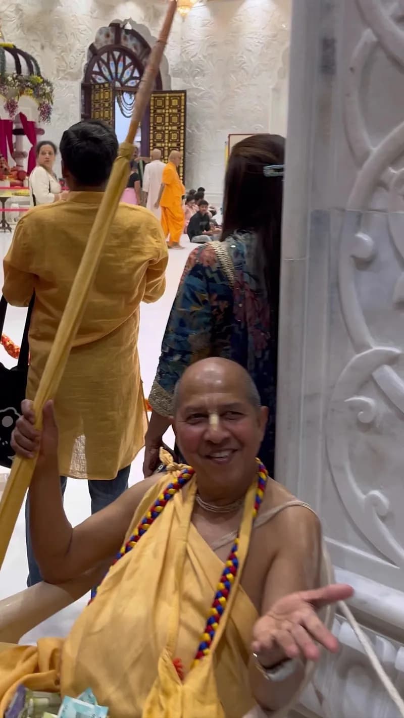 View of ISKCON Temple, Nerul in Navi Mumbai, MH