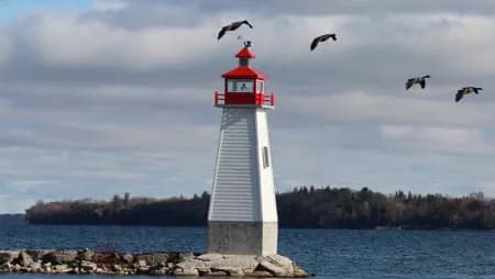 Jackson's Point Harbour. park in Georgina, ON