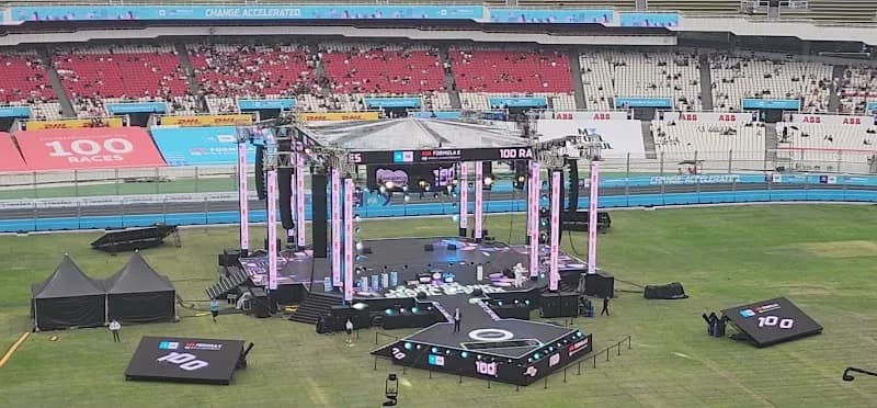 View of Jamsil Sports Complex in Gangnam, SE