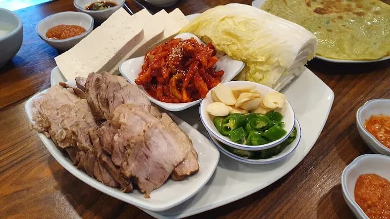 View of Jangdan Pork Restaurant Area in Paju, GG